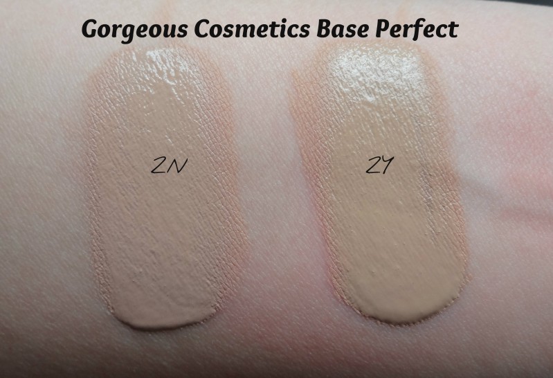 Gorgeous Swatches Base Perfect Text